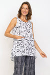 Express Travel Hand Painted Floral Tunic