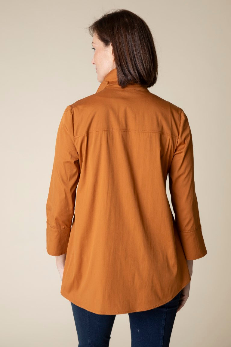 Perfect Travel Hidden Placket Shirt