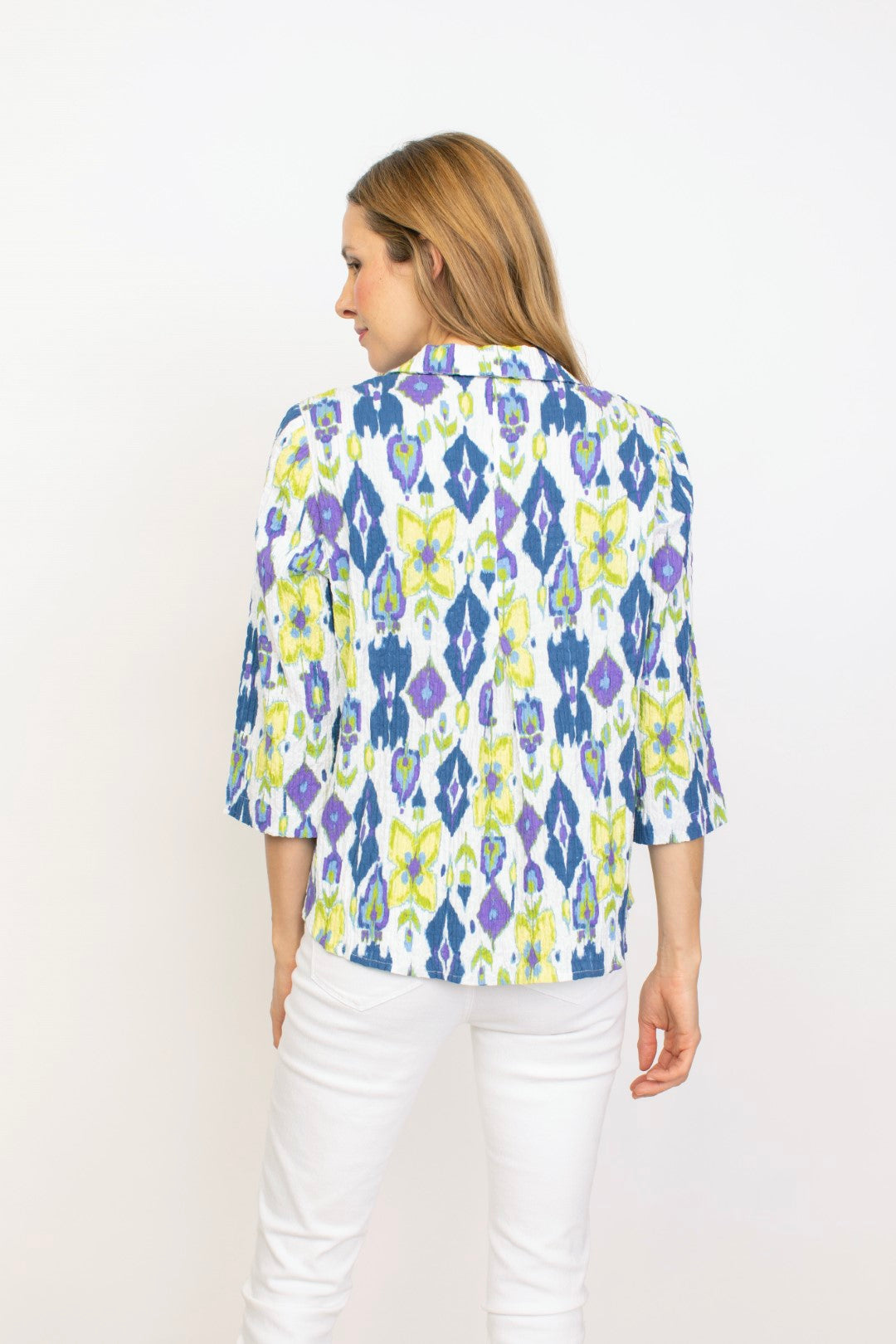 Ikat Mix Retro Swing Jacket